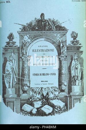 Bild von Seite 911 der 'Grande illustrazione del Lombardo-Veneto, ossia Storia delle città dei borghi, communi, Castelli, ecc. Fino ai Tempi modernisieru, Pro Cura di C. Cantù e d'altri letterati. Seconda edizione 'b0062. Stockfoto