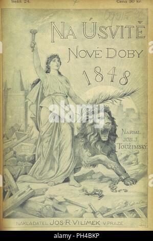 Bild von Seite 911 "Na úsvitě Nové doby. Dějiny roku 1848. v českých zemích. [Mit Illustrationen, einschließlich Portraits und Faksimiles.]'. Stockfoto