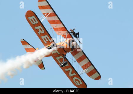 Sywell Airshow Stockfoto