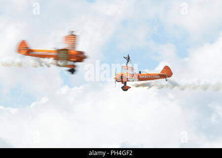 Sywell Airshow Stockfoto