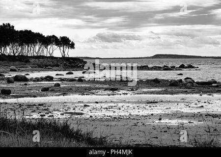 Küste des Weißen Meeres am Bolschoi Solovetsky Island, Russland. Stockfoto