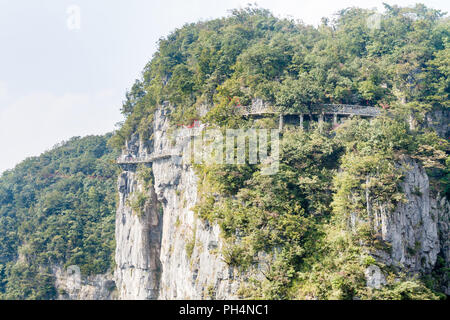 Berglandschaft in Zhangjiajie National Park, China eine schöne Landschaft von Zhangjiajie National Park in China gelegen und Inspiration für die Ava Stockfoto