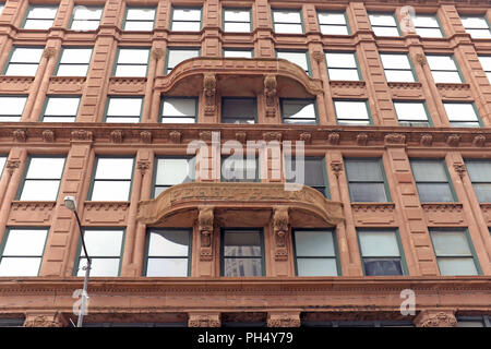 Die Perry-Payne Gebäude in der historischen Speicherstadt in Cleveland, Ohio, USA. Stockfoto