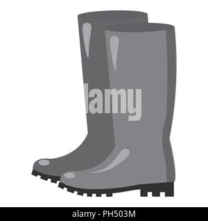 Gummistiefel Symbol der Vector Illustration für Web und mobile Design Stock Vektor