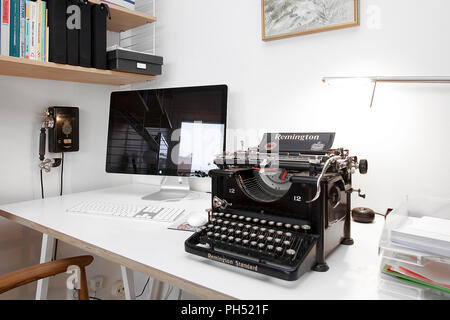 Arbeitsplatz, ateljé, Schreibtisch Stockfoto