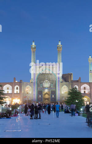 Masjed-e Shah, Shah Moschee oder Imam Moschee, Esfahan, Iran Stockfoto