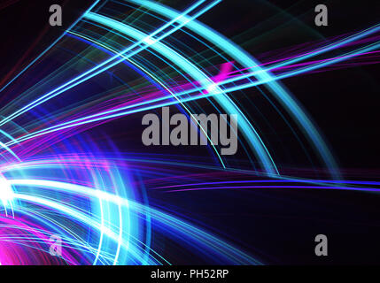 Abstrakte Farbe dynamische Hintergrund mit Lichteffekt. Fraktale Spirale. Fraktal Kunst Stockfoto