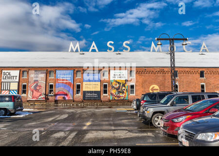 Massachusetts Museum der zeitgenössischen Kunst, Mass MoCA, North Adams, Massachusetts, USA Stockfoto