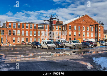 Massachusetts Museum der zeitgenössischen Kunst, Mass MoCA, North Adams, Massachusetts, USA Stockfoto