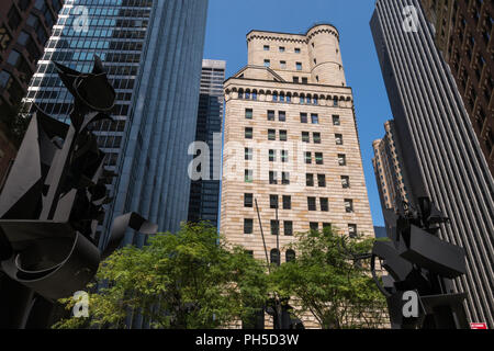 Federal Reserve Bank in Lower Manhattan, New York City, USA Stockfoto