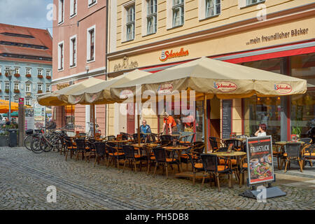 Alte historische Stadt Bautzen Budisyn Stockfoto