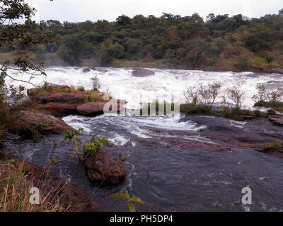 Oben auf der fällt, murchinson Falls Nationalpark, Uganda, August 2018 Stockfoto