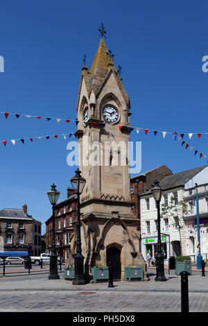 Musgrave Denkmal Marktplatz Penrith Cumbria England UK GB Großbritannien Stockfoto