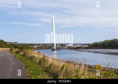 Der nördliche Turm Brücke in Sunderland, England, UK Verschleiß Stockfoto