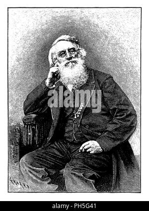 Samuel Finley Breese Morse (* 27. April 1791 in Charlestown, Massachusetts, † 2. April 1872 in New York), US-amerikanischer Erfinder der Drehbuchautor und Morse Code, und Professor für Malerei, Skulptur und Zeichnung, Stockfoto