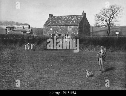 'George Stephenson Geburtshaus von Wylam', c 1896. Artist: GW Wilson und Unternehmen. Stockfoto