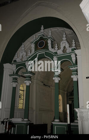 Chor in All Saints Church, St. Paul's Walden, Hertfordshire Stockfoto