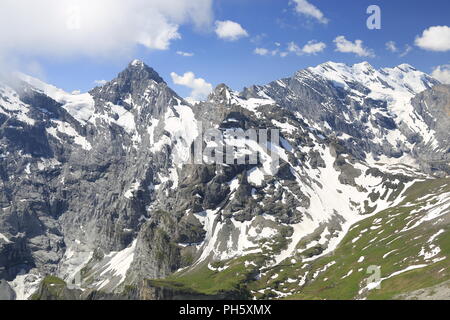 Alpen, Blick von Gloria Pitz, Schilthorn, Schweiz Stockfoto