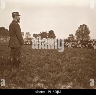 General Henri Gouraud, Champagne, Nordfrankreich, c 1914 - c 1918. Artist: Unbekannt. Stockfoto