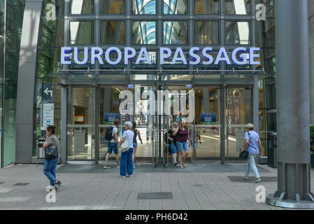 Europa Passage, Ballindamm, Hamburg, Deutschland Stockfoto