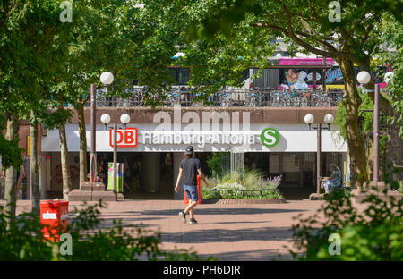 Bahnhof, Altona, Hamburg, Deutschland Stockfoto