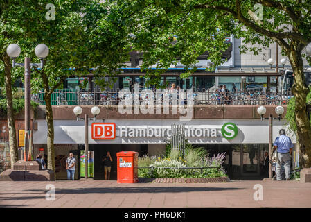 Bahnhof, Altona, Hamburg, Deutschland Stockfoto