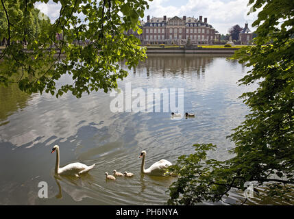 Schloss Nordkirchen Schloss Park, Münsterland, Deutschland Stockfoto