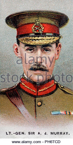General Sir Archibald James Murray Porträt, 1860-1945 war ein britischer Offizier in der Armee, die im Zweiten Burenkrieg serviert und dem Ersten Weltkrieg., Illustration von 1916 Stockfoto