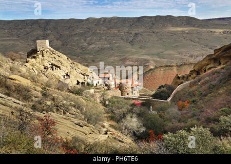 Kloster und religiösen Komplex von David Gareja in Georgien, Kaukasus. Stockfoto