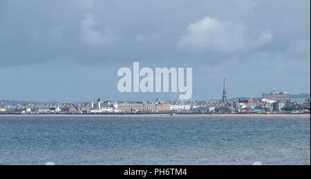 Suchen von Greenan Ufer der Stadt Ayr in South Ayrshire in Schottland. Eine gute Tourismus Bild für Schottland. Stockfoto