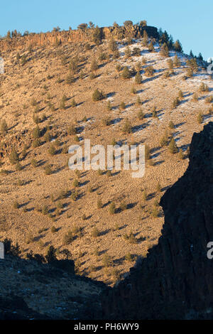 Schlucht von Chimney Rock Trail, schiefe Wild und Scenic River, untere Crooked River National Back Country Byway, Prineville Bezirk Büro der Land Mana Stockfoto