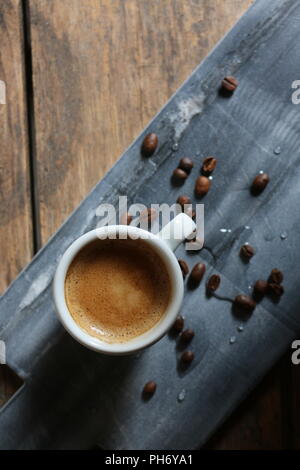 Kaffeebohne Mischung Aroma notes Stockfoto