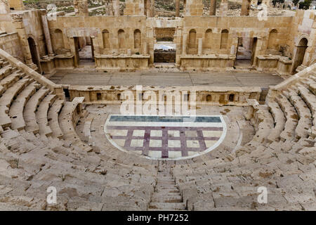 Norden Theater im antiken Jerash Stockfoto