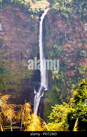 Tad Ventilator, die Wasserfälle in Champasak Stockfoto