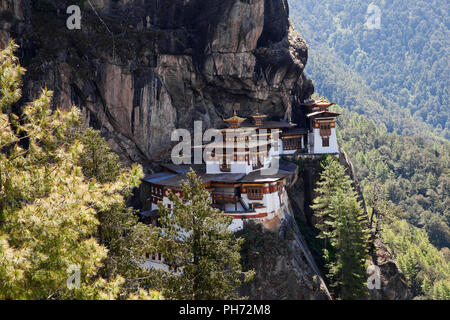 Taktshang Kloster in Paro, Bhutan Stockfoto