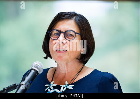 Danzig, Polen. 30. Aug 2018. Anna Albert, der israelische Botschafter in Polen, in die Europäische Solidarität Zentrum ECS in Danzig, Polen. 30. August 2018 © wojciech Strozyk/Alamy leben Nachrichten Stockfoto