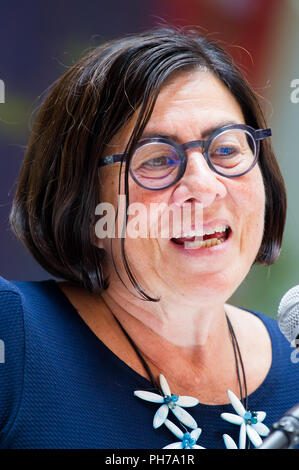 Danzig, Polen. 30. Aug 2018. Anna Albert, der israelische Botschafter in Polen, in die Europäische Solidarität Zentrum ECS in Danzig, Polen. 30. August 2018 © wojciech Strozyk/Alamy leben Nachrichten Stockfoto