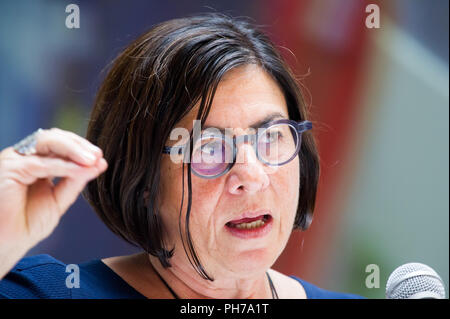 Danzig, Polen. 30. Aug 2018. Anna Albert, der israelische Botschafter in Polen, in die Europäische Solidarität Zentrum ECS in Danzig, Polen. 30. August 2018 © wojciech Strozyk/Alamy leben Nachrichten Stockfoto