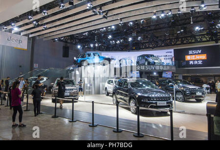 Chengdu Chengdu, China. 31 Aug, 2018. Chengdu, China - Chengdu Motor Show 2018 ist in Chengdu, Provinz Sichuan im Südwesten Chinas. Credit: SIPA Asien/ZUMA Draht/Alamy leben Nachrichten Stockfoto