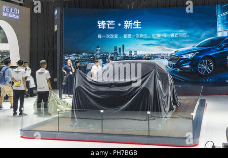 Chengdu Chengdu, China. 31 Aug, 2018. Chengdu, China - Chengdu Motor Show 2018 ist in Chengdu, Provinz Sichuan im Südwesten Chinas. Credit: SIPA Asien/ZUMA Draht/Alamy leben Nachrichten Stockfoto