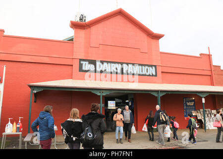 Adelaide Australien. 31. August 2018. Das Royal Adelaide Show, eine jährliche landwirtschaftliche Veranstaltung von der Königlichen landwirtschaftlichen und gartenbaulichen Gesellschaft in South Australia, wo "Stadt trifft Land' und die ländliche Industrien von Australien gezeigt werden kann und feiert einmal im Jahr öffnet sich an der Adelaide Showgrounds ab 31. August-9. September zur Schau stellen, lokale Produkte, kochen, Tiere, Fahrten, Essen und Unterhaltung und urteilend Vieh Credit: Amer ghazzal/Alamy leben Nachrichten Stockfoto