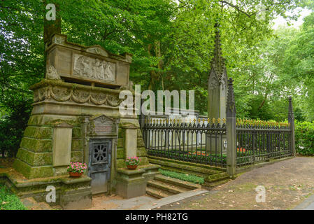 Graeber, Melaten-Friedhof, Aachener Straße, Lindenthal, Köln, Nordrhein-Westfalen, Deutschland Stockfoto