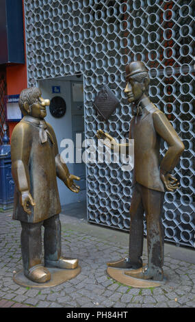 Denkmal, Tuennes und Schael, Brigittengaesschen, Altstadt, Köln, Nordrhein-Westfalen, Deutschland Stockfoto