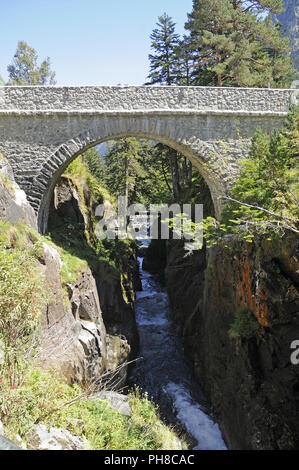 Spanisch Brücke, Cauterets, Midi-Pyrenees, Frankreich Stockfoto