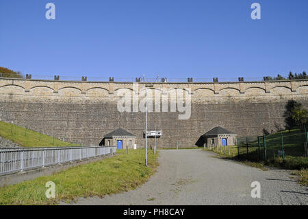 Lingesetalsperre Reservoir, Marienheide, Deutschland Stockfoto