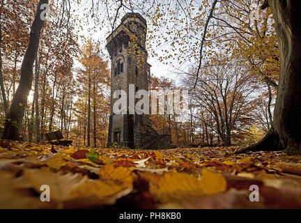 Die Von-der-Heydt-Turm, Herbst, Wuppertal Stockfoto