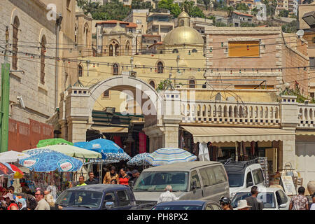 Israel, Nazareth, Stadtbild Stockfoto