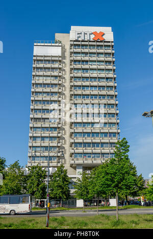 Haus des Reisens, Alexanderstrasse, Alexanderplatz, Mitte, Berlin, Deutschland Stockfoto