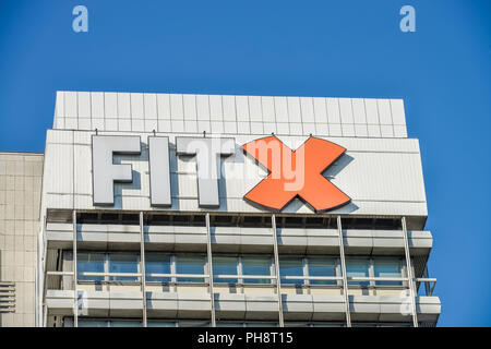 Haus des Reisens, Alexanderstrasse, Alexanderplatz, Mitte, Berlin, Deutschland Stockfoto