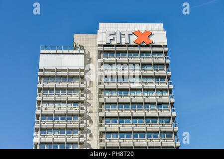 Haus des Reisens, Alexanderstrasse, Alexanderplatz, Mitte, Berlin, Deutschland Stockfoto